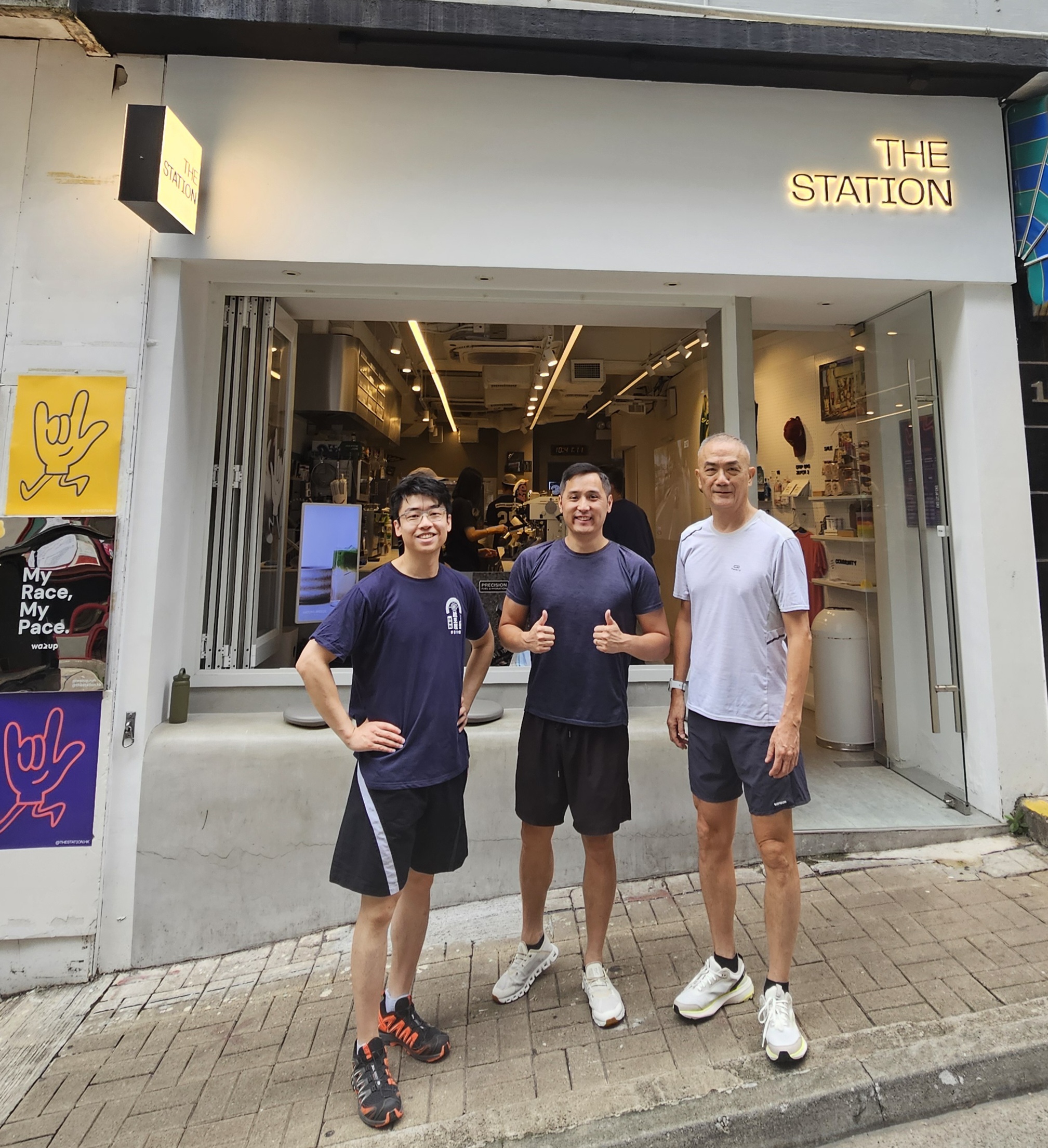 Café Run at The Station, Sheung Wan,
                              10 May